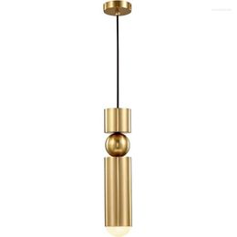 Pendant Lamps Nordic Post-modern Dining Table Bedroom Bedside Lamp Metal Creative LED Simple Light