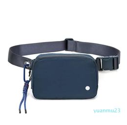 LL Outdoor Bags Women Men Waist Bag Gym Elastic Adjustable Strap Zipper Fanny pack 66