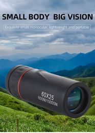 Telescope Binoculars 60X25100X25 Optical Zoom Field Telescopes Clear View Red Film Hunting HD Binoculars Adjustable Focal Length 230320