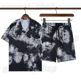 23SS designer Men tracksuits mens set Hawaii man classical print suits womens tshirts luxury casual breeches cotton man shorts and t shirt sets