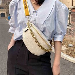 Women's Leather Chest Bags Solid Colour PU Fanny Packs for Women 2021 Summer Shoulder Handbags Female Travel Waist Packs 220720