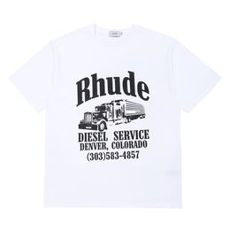 Men's Tshirts Mens Crafted From Lightweight and Breathable Fabrics Our Summer Rhude Fashion Causal Men Designer High Quality Short Sleeves Us Size Sxxl