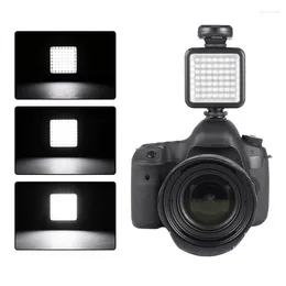 High Quality Long Life 5.5W 800lm 6000K Mini Portable 49 LED Video Light Lamp Pographic Po Lighting For Camera Pography