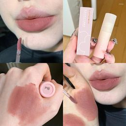 Lip Gloss Cappuvini Matte Mud Velvet Texture Beginner Easy Top Makeup Nude Waterproof Non-stick Cup Natural Colour