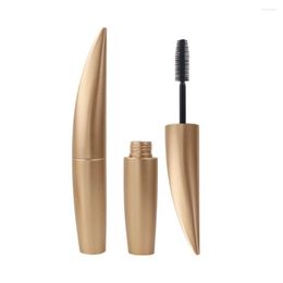 Storage Bottles 10/50pc Empty Mascara Tubes Gold Half-moon Shape Irregular Eyelash Glue Bottle Refillable Cosmetic Container Growth Liquid