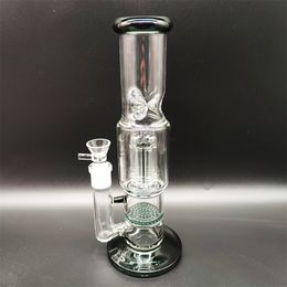 2023 12 Inch Glass Heady Bong JellyFish Filter Teal Black MultiOil Rigs Dab Rig Smoking Water Pipes Cyclone Glass Bongs 18MM