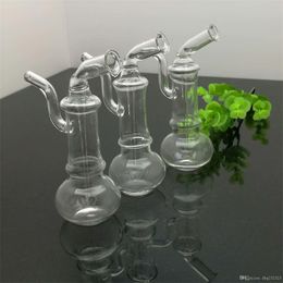 Hookahs Transparent Portable Special-shaped Glass Water Tobacco Bottle Wholesale Bongs Oil Burner