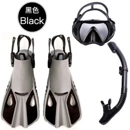 Fins Gloves Adult Dry Snorkelling Equipment Panoramic Wideangle Snorkelling Mask Professional Diving Mask and Snorkel Fin Fins Snorkelling 230320