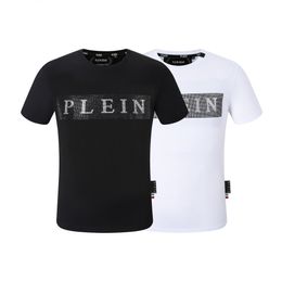 PLEIN BEAR T SHIRT Mens Designer Tshirts Brand Clothing Rhinestone PP Skull Men T-SHIRT ROUND NECK SS SNAKE PLEIN WITH CRYSTALS Hip Hop Tshirt Top Tees 161704