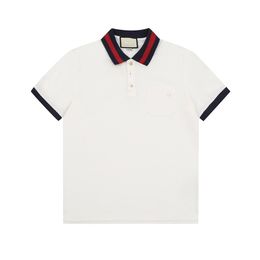 4 New Fashion London England Polos Shirts Mens Designers Polo Shirts High Street Embroidery Printing T shirt Men Summer Cotton Casual T-shirts #207