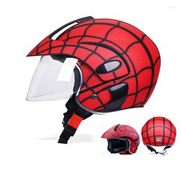 Motorcycle Helmets Boys Girls Cycling Kid Helmet Children's Riding HelmetsFor Outdoor Sports Four Seasons 48-52cm