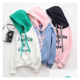 Hoodies Sweatshirts Thick Strings White Green Cute Fashion Cool Comfortbale Orange Drop Delivery Baby Kids Maternity Clothing Dhyaq