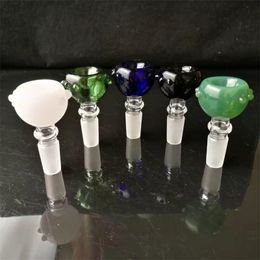 Hookahs Bubble glass bongs accessories , Colourful Pipe Smoking Curved Glass Pipes Oil Burner Pipes