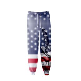 3d Print Men Women Skull Eagle USA National Flag Harajuku Full Length Sweatpants Winter Pants Casual Funny Trousers 007