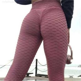 Novelty Women's Pants Scrunch Booty Leggings Fitness Workout Women Yoga Pants Elastic Textured for Dropper Plus Size Spandex