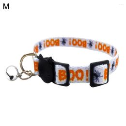 Dog Collars Multiple Styles Necklace Wear Resistant Enhance Atmosphere Good Halloween Style Puppy Kitten Printing Collar