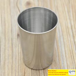 Stainless Steel Mugs Shot Glass Wine Cup Drinking Coffee Tea Tumbler Camping Mug