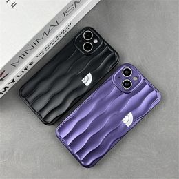 Designer Corrugated Phone Case Fashion Phones Protective Covers Men Womens Luxury Phone Shells For Iphone 14 Promax 14 13 Pro 12 11