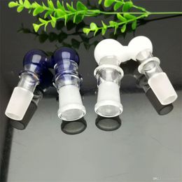 Colour mushroom glass adapter Pipes Smoking Glass Bongs Glass Bubblers For Smoking Pipe Mix Colours
