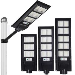 Outdoor Commercial LED Solar Street Light 600W 500W 400W 300W 200W 100W Parking Lot Road Lamps usastar