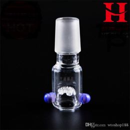 Purple embroidered glass Yanju accessories Wholesale Glass bongs Oil Water Pipes Glass Pipe Oil Rigs Smoking