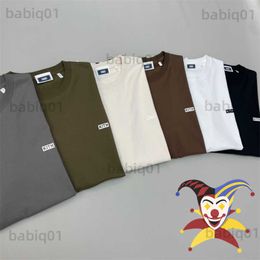 Erkek Tişörtler Vintage Flocked Box Kith T-Shirt Erkek Kadınlar 1 1 En İyi Versiyon Büyük Boy Tişört Tee Teps Kısa Kol T230321