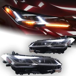 Car Front Headlights for Toyota Avalon 20 18-2022 LED Headlight DRL High Low Beam Bi LED Head Lamp Accessories