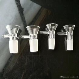 Transparent 14mm cigarette stare adapter Wholesale Glass bongs Oil Water Pipes Glass Pipe Oil Rigs Smoking