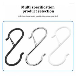 Hooks Stainless Steel S Shaped Hook Kitchen Bathroom Clothing S-shaped Hanger Multifunctional Metal Hanging