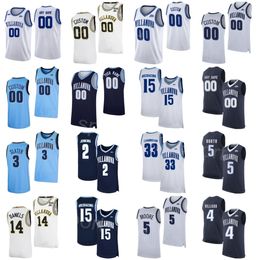 College Villanova Wildcats Basketball 4 Darrun Hilliard Jersey 5 Phil Booth 15 Ryan Arcidiacono 33 Dante Cunningham 2 Kris Jenkins 1 Scottie Reynolds Sewn On NCAA