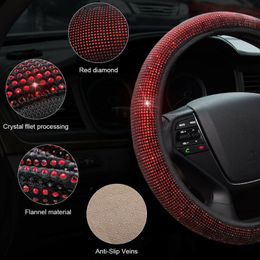 Steering Wheel Covers Replaces Car Cover Shining Accessory Bling Diamond