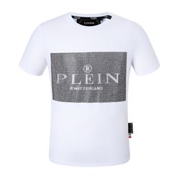 PLEIN BEAR T SHIRT Mens Designer Tshirts Brand Clothing Rhinestone PP Skull Men T-SHIRT ROUND NECK SS SKULL AND PLEIN WITH CRYSTALS Tshirt Top Tees 161694