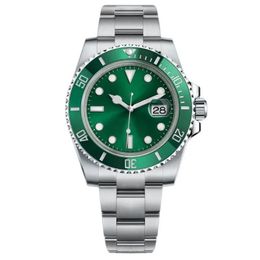 Gmt mechanical watch mens womens automatic watch simple adjustable watchband 904l stainless steel bezel designer watches green black blue SB012 Q2