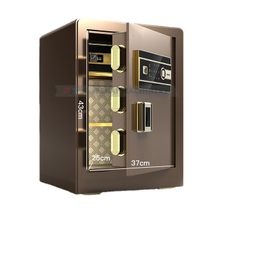 Electronic Safe Deposit Box Digital Password Fingerprint Unlock for Store Money Jewellery Documents