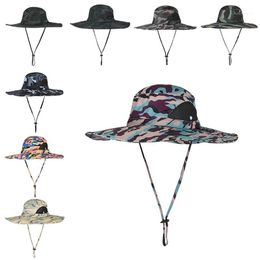 Outdoor Hats Summer Lightweight Quick Drying Sun Protection Male Cap Bucket Men Fishing Hat Hiking Wide Brim Caps 20231