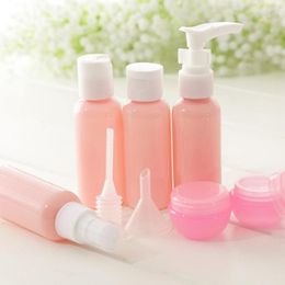 Storage Bottles 10set /lot Travel Refillable Skin Care Lotion Bottle 50ml/10g Jars Containers Spray And Pump