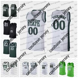 Basketball Jerseys Custom Basketball Jersey 22 Miles Bridges 14 Gary Harris 5 Adreian Payne 2 Jaren Jackson Jr. Cassius Winston Xavier