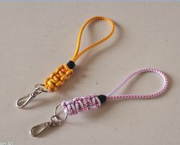 Titanium Sport Accessories rope keychain round chain baseball owal keychain rope lanyard necklace Keychain