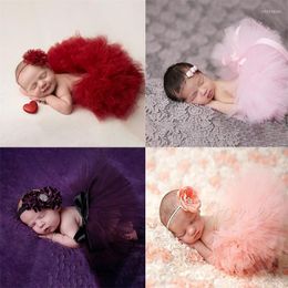 Girl Dresses Infant Suit Born Cute Puffy Skirt Po Pography Princess Party Summer Dress Props Accessories