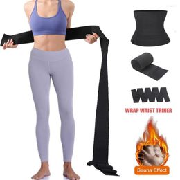 Women's Shapers 2023 Wister Trainer For Women Elastic Winding Girdle Belts Band Waist Magic Sticker Adjustable Cincher Corset