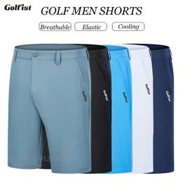 Golf Shorts Golfist Summer Golf Sports Shorts Men Stretch Cooling Golf Shorts Male Casual Breathable Bottoms Dry Fit Casual Trousers 2XS-3XL 230321