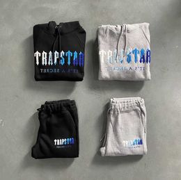 Men's Tracksuits Men Designer Trapstar Activewear Hoodie Chenille Set Ice Flavours 2.0 Edition 1to1 Top Quality Motion current 66ess