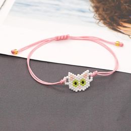 Strand Child Hand Strap Miyuki Rice Beads Handmade Beaded Cute Kitty Children's Small Bracelet Female Offers With