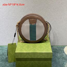 Top quality Ladies Designe bag Luxury Ophidia Round Mini Shoulder Bag Crossbody TOTE Handbag Messenger Bags High Quality Purse Pouch Free Shipping