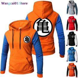 Men's Hoodies Sweatshirts Dragon DBZ Anime Come Men's Jackets Hooded Coats Casual Sweats Sweatshirts Ma Tracksuit Jacket Clothing Outer 0321H23