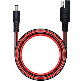 Consume electronics 2PCS/LOT 14AWG 60cm SAE Plug to DC 5.5mm x 2.1mm male Cable Polarity Reverse for Portable Powers Motorcycle Automotive RV Solar Panel