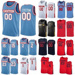 Basketball College Dayton Flyers Jerseys 15 DaRon Holmes II 2 Toumani Camara 22 Mustapha Amzil 24 Elvis 11 Malachi Smith 4 Koby Brea 23 R.J Blakney University NCAA