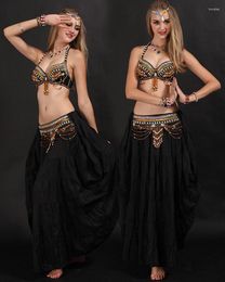 Stage Wear 2023 High Quality Handmade Belly Dance Tribal Costume For Women Dancing Bra And Belt Set On Sale