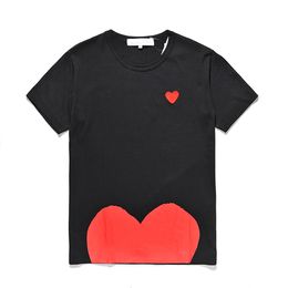 Famous designer t shirt Red Love Hear tees mens womens fashion play couple tshirt casual short sleeve summer t-shirts streetwear hip-hop tops Print clothing #C025