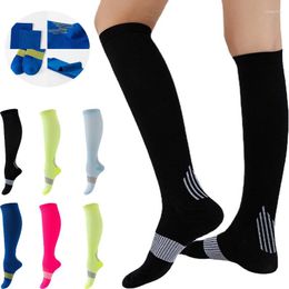 Sports Socks Compression Fit For Running Gym Elastic Outdoor Sport Men Women Football Cycling Accessories Stocking Calcetines